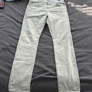 Olive Green 7 For All Mankind Jeans